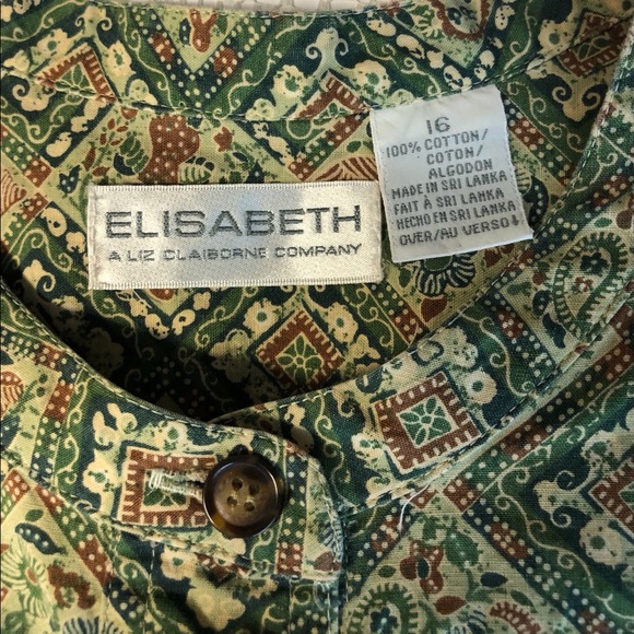 Vintage Cottagecore Print Shirt XL - Picture 5 of 6